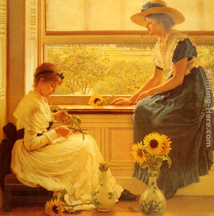 George Dunlop, R.A., Leslie Sun and Moon Flowers